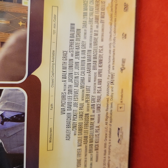 🌲 NWT A Walk with Grace DVD movie film - Picture 4 of 4